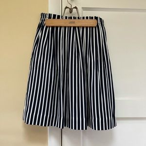 J Crew Striped Skirt